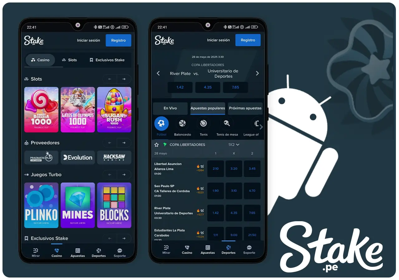 Aplicación Stake Para Android