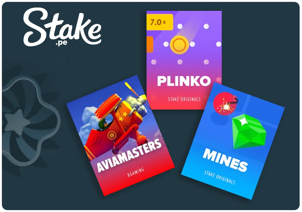 Juegos crash son una categoría popular dentro de los juegos de Stake