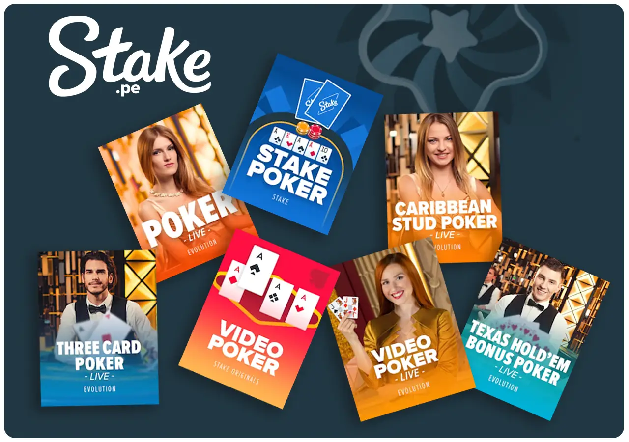 Stake Póker juegos